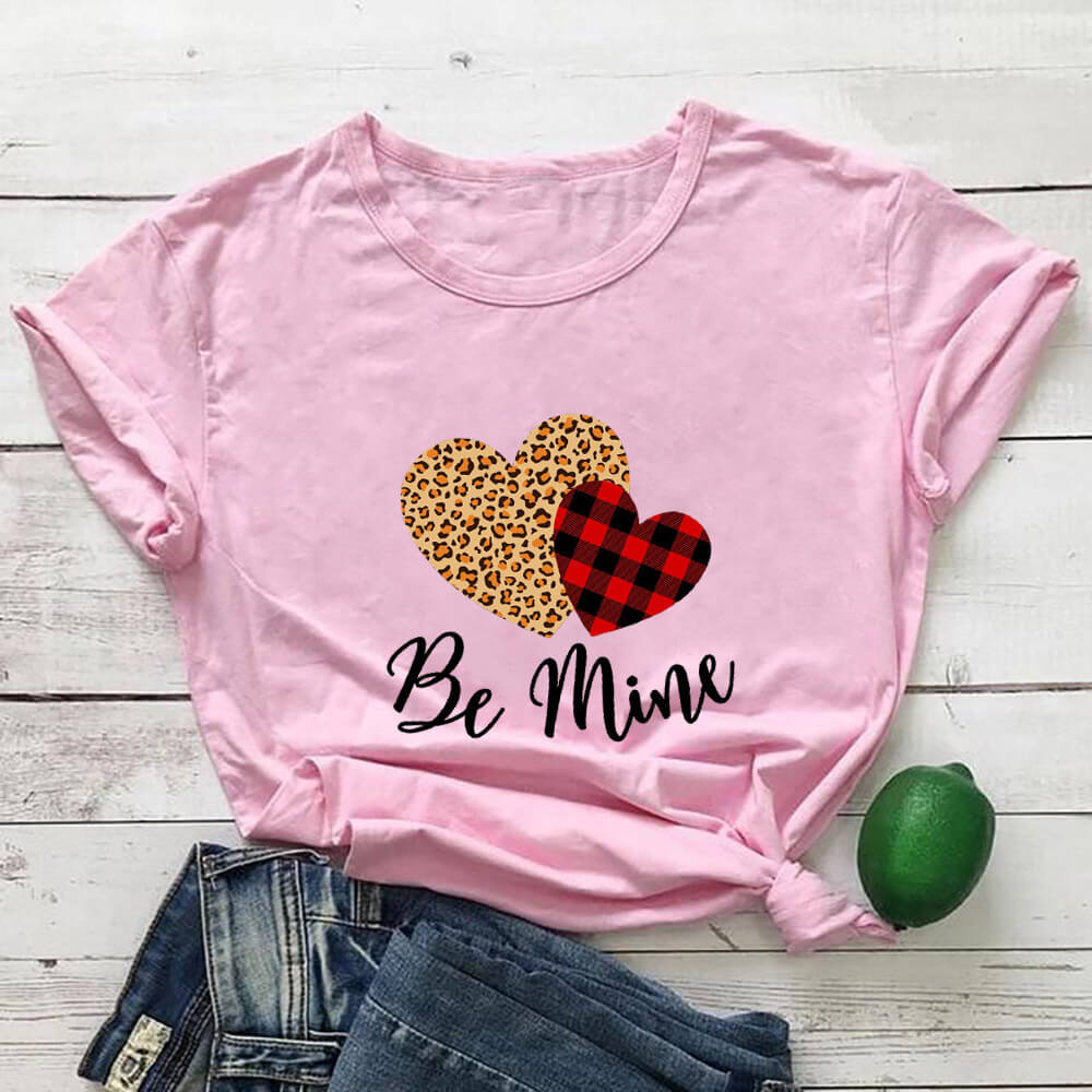 Leopard Print Love Valentine's Day New T-Shirt