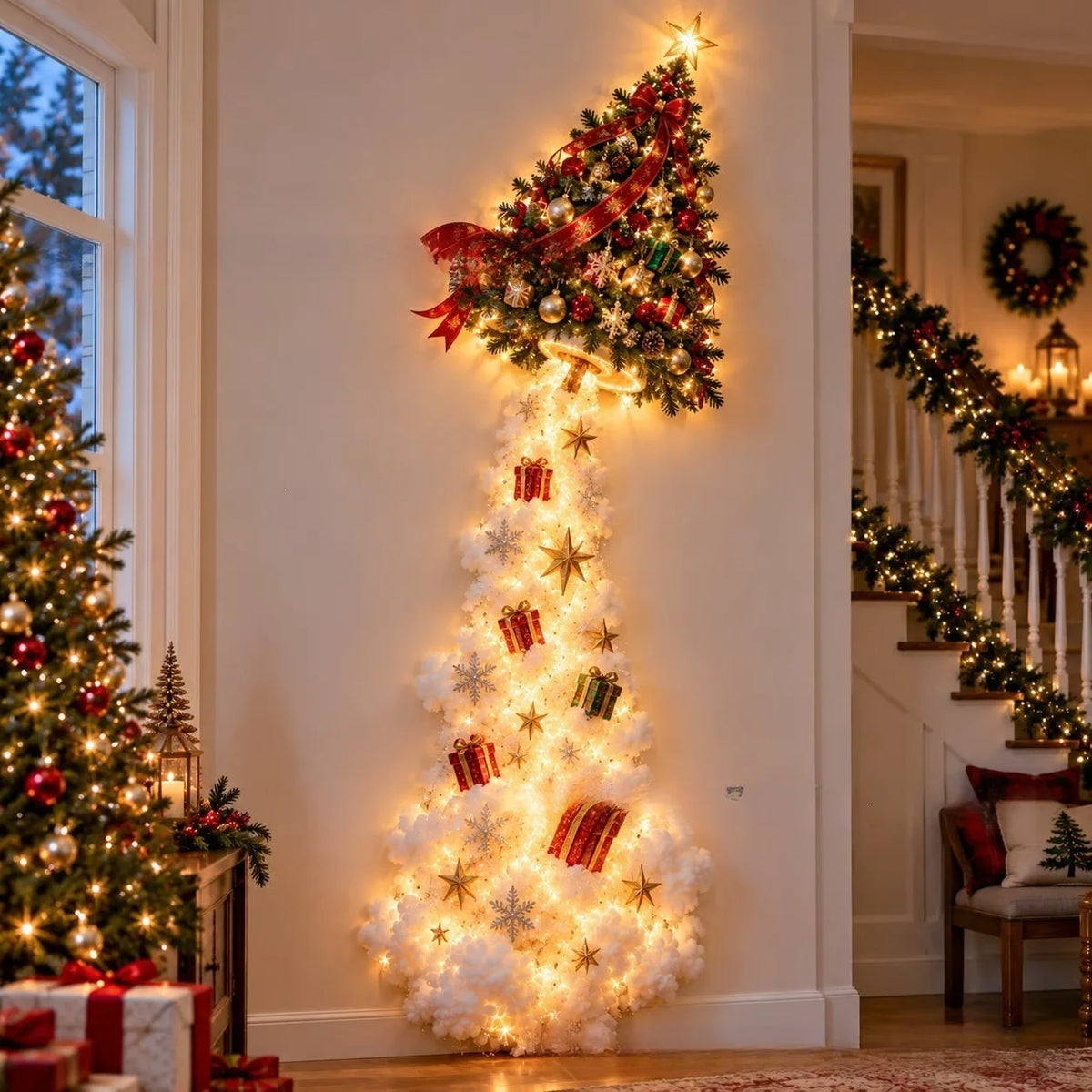 Christmas Magic Trail | 33.5-Inch Fabric Wall Decoration