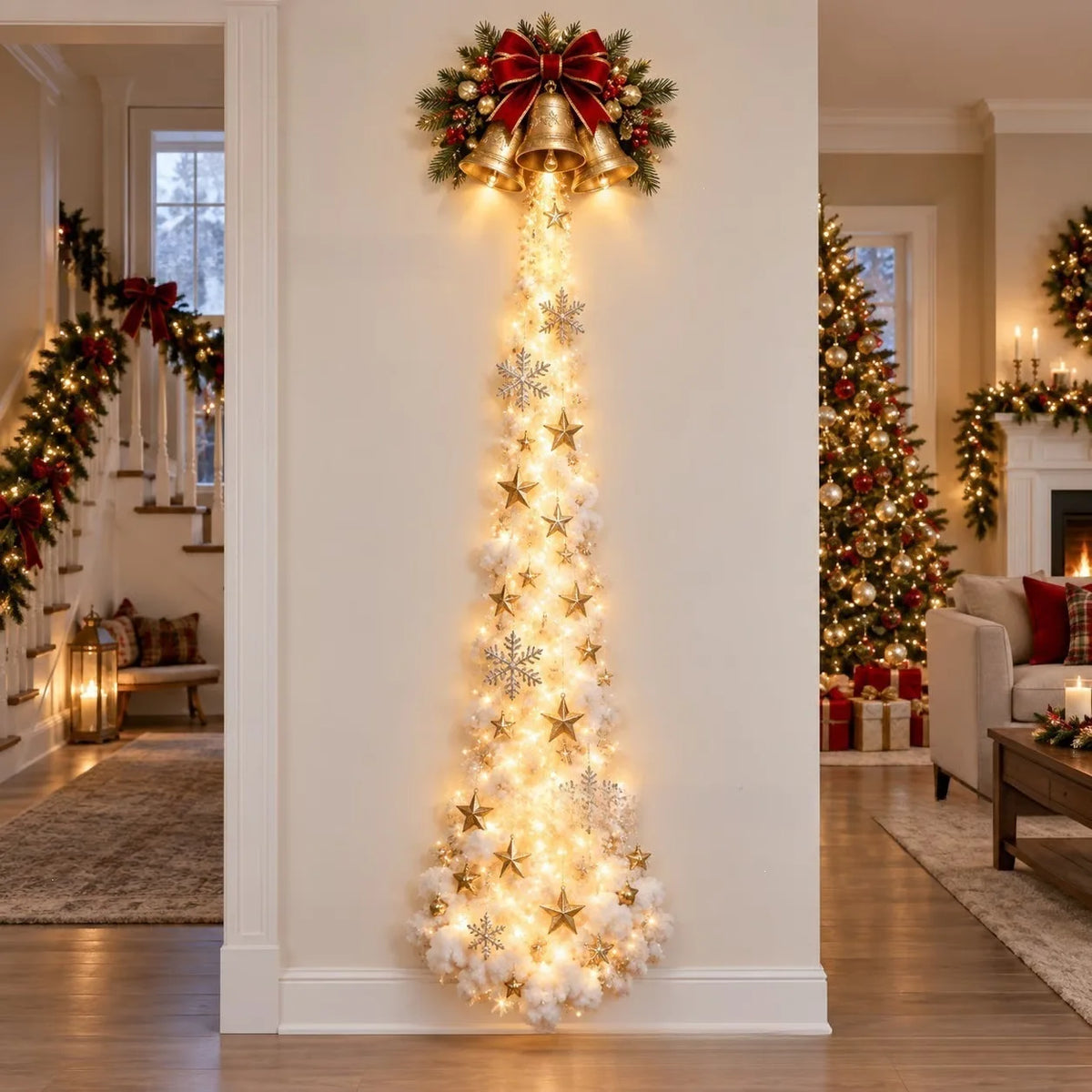 Christmas Magic Trail | 33.5-Inch Fabric Wall Decoration