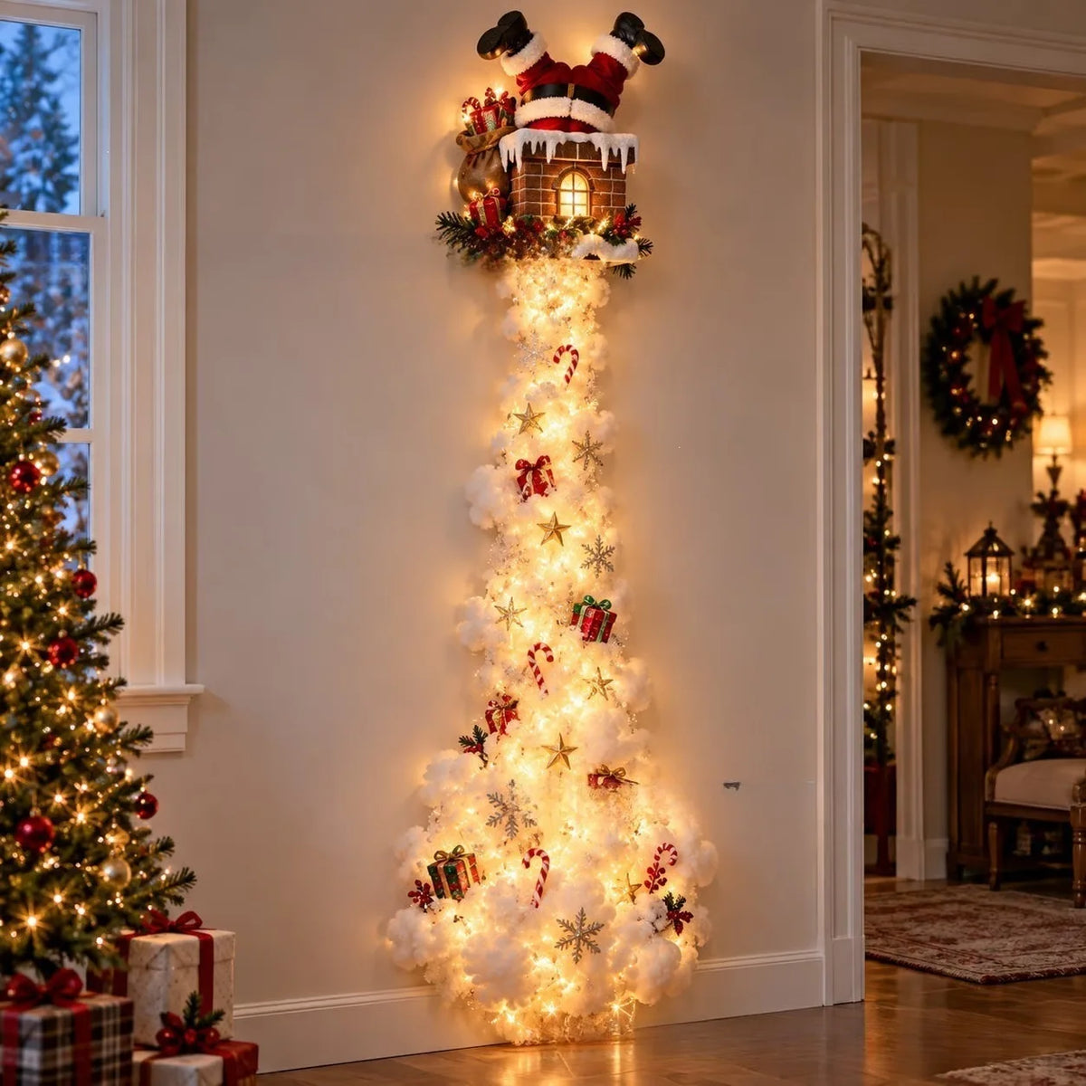 Christmas Magic Trail | 33.5-Inch Fabric Wall Decoration