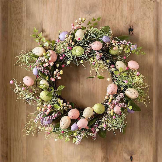 Easter Decorations Decorated With Easter Egg Garlands