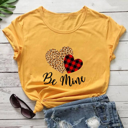 Leopard Print Love Valentine's Day New T-Shirt